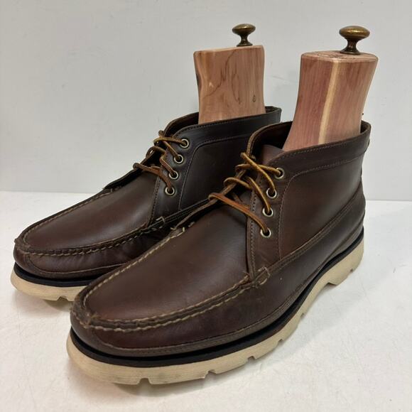 VGUC Rancourt & Co. x Sperry Ranger Boot Chukka Horween Brown USA 11.5 D - Picture 1 of 11